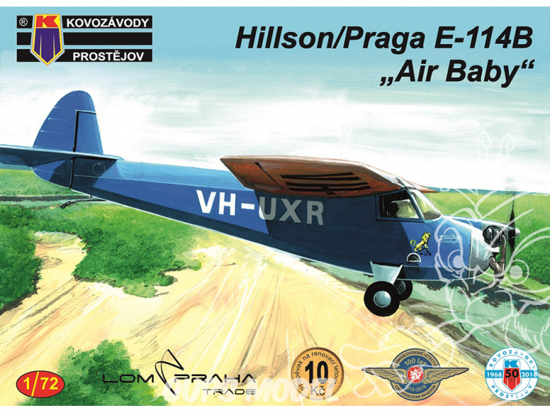 KP Model kit avion KPM0094 Hilson/Praga E-114B Air Baby 1/72