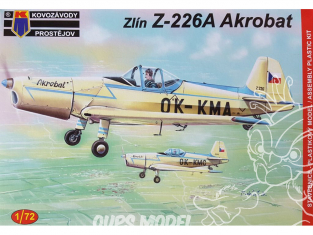 KP Model kit avion KPM0075 Zlin Z-226A "Akrobat 1/72