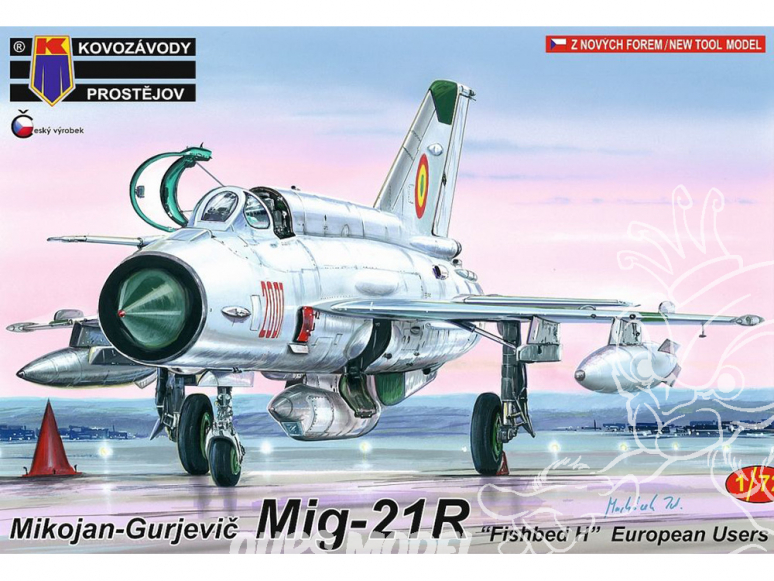 KP Model kit avion Kpm0086 Mikoyan-Gourevitch MiG-21R "Fishbed H" Utilisateurs européens 1/72