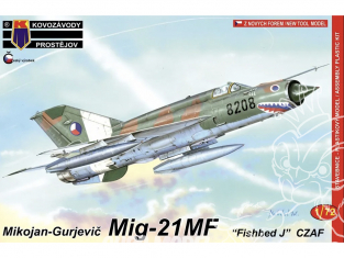 KP Model kit avion Kpm0084 Mikoyan-Gourevitch MiG-21MF CZ AF 1/72
