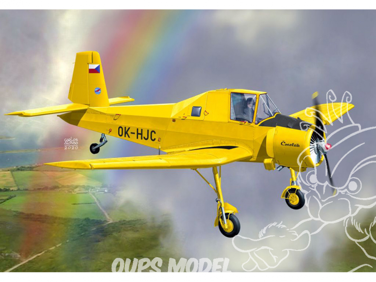 KP Model kit avion KPM0203 Z-37A Čmelák Movie Star 1/72