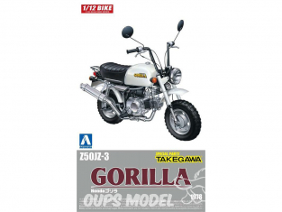 Aoshima maquette moto 58701 Honda Gorilla Z50JZ-3 avec pièces Takegawa 1/12