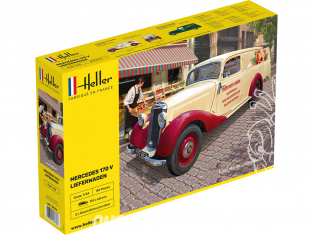 Heller maquette voiture 80736 Mercedes-Benz 170 (Type 136) commerciale 1/24