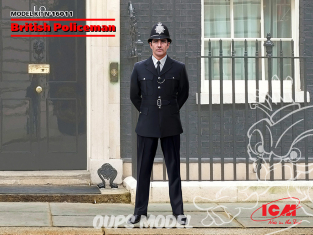 Icm maquette figurine 16011 Policier britannique 1/16