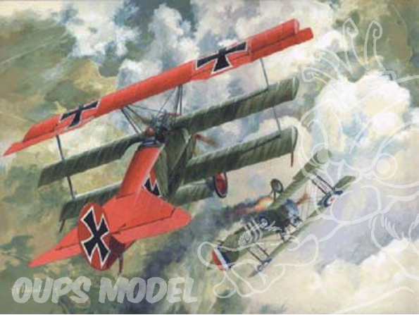 RODEN maquettes avion 010 Fokker Dr.I 1/72