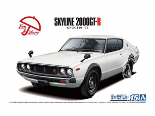 Aoshima maquette voiture 59517 Nissan Skyline 2000GT-R KPGC110 1973 1/24