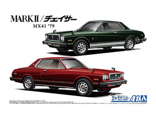 Aoshima maquette voiture 58602 Toyota Mark II HT Grande / Chaser HT SGS 1979 1/24