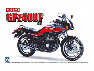 Aoshima maquette moto 53270 Kawasaki GPZ400F 1984 1/12