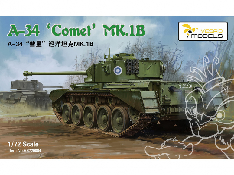 Vespid Models maquette militaire VS720004 A-34 Comet MK.1B 1/72