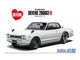 Aoshima maquette voiture 61060 Nissan Skyline 2000GT-R KPGC10 1971 1/24