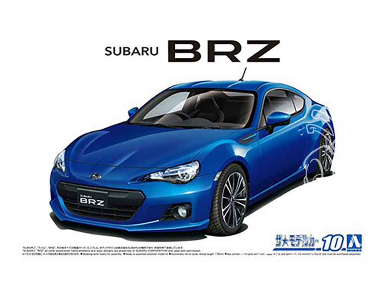 Aoshima maquette voiture 59234 Subaru BRZ 2012 ZC6 1/24