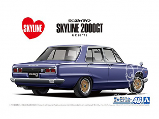 Aoshima maquette voiture 58367 Nissan Skyline 2000GT GC10 1971 1/24