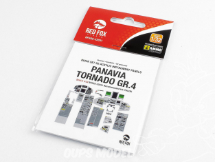 Red Fox Studio Tableaux de bord 3D avion RFQS-32031 Panavia Tornado GR.4 Italeri 1/32