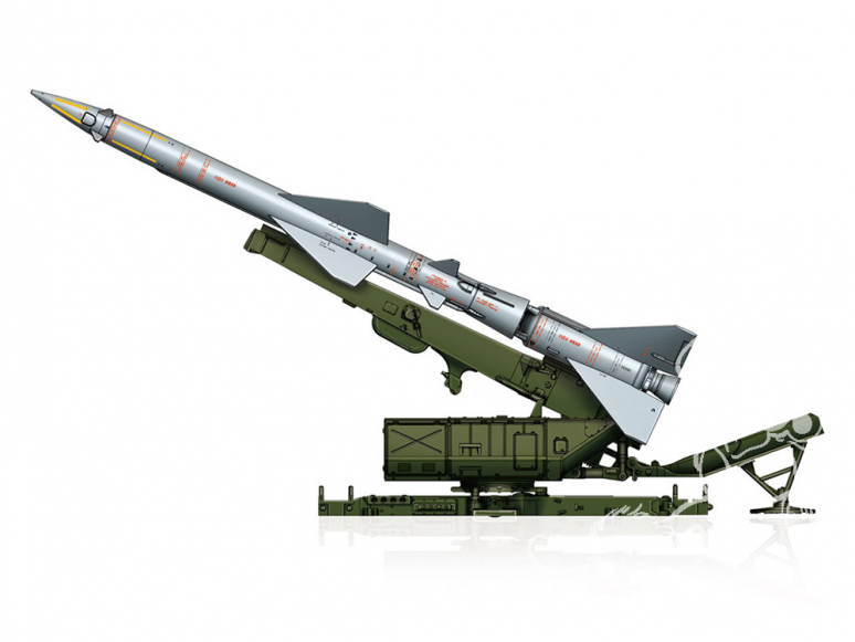 Hobby Boss maquette militaire 82933 Missile sol-air et lanceur soviétique SAM-2 1/72