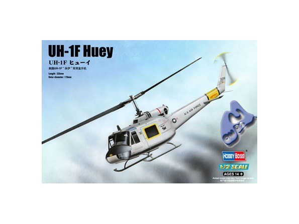 Hobby Boss maquette Helico 87230 UH-1F HUEY 1/72