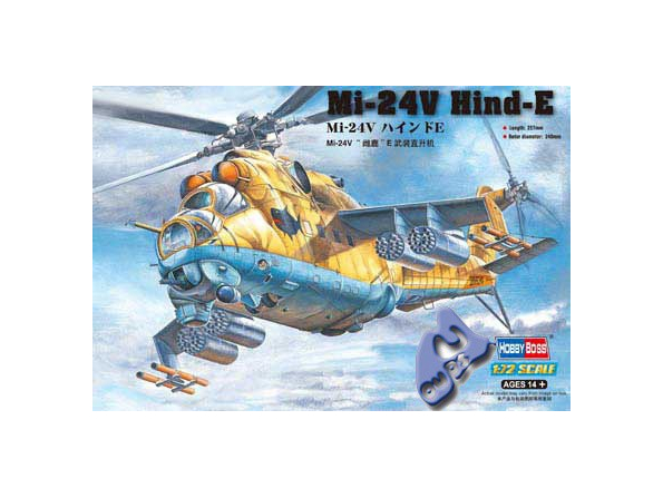 Hobby Boss maquette Helico 87220 Mi-24V HIND-E 1/72