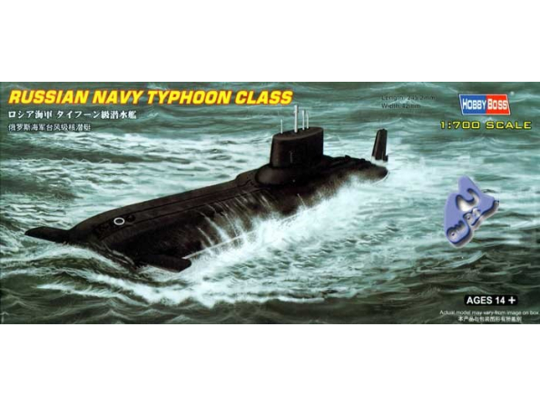 HOBBY BOSS maquette bateau 87019 SOUS MARIN RUSSE CLASS TYPHOON