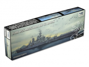 VEE Hobby Maquette bateau E57003 USS Missouri BB-63 1945 Deluxe edition 1/700