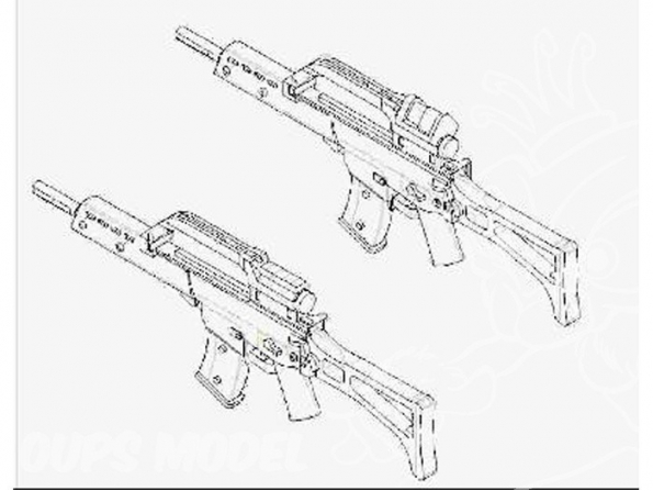 TRUMPETER maquette militaire 00518 Reproduction de HKG36 1/35