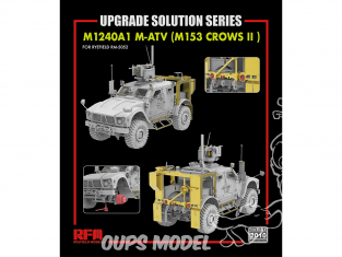 Rye Field Model maquette militaire 2010 Set amélioration M1240A1 M-ATV (M153 Crows II) 1/35