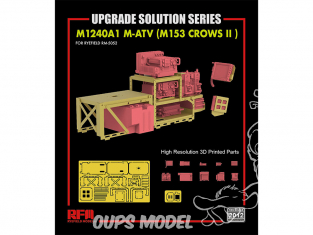Rye Field Model maquette militaire 2012 Set amélioration Radio MRAP 1/35