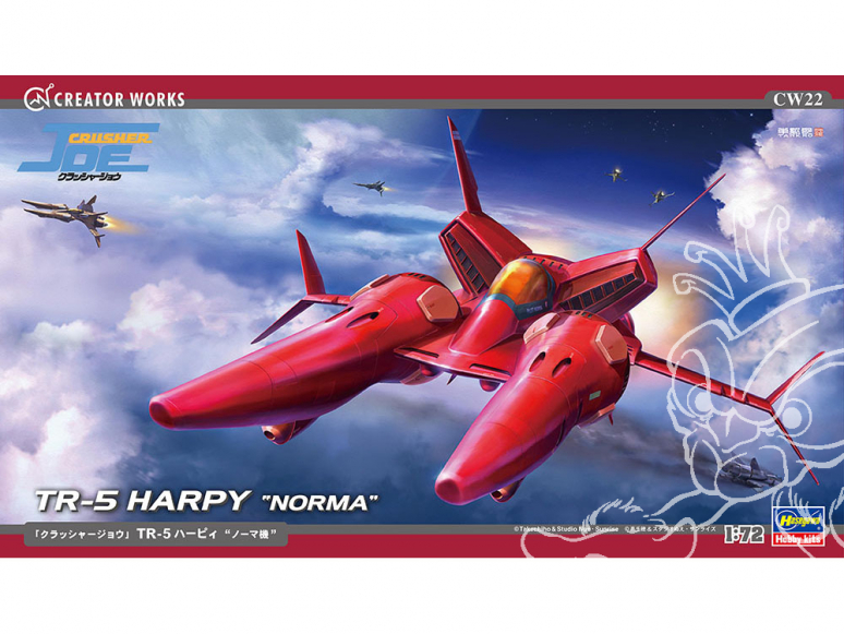 HASEGAWA maquette avion 64522 "Crusher Joe" Norma TR-5 Harpy 1/72