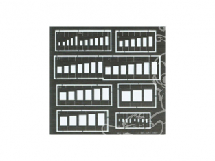 Eduard photodecoupe 00005 Pochoirs rectangles