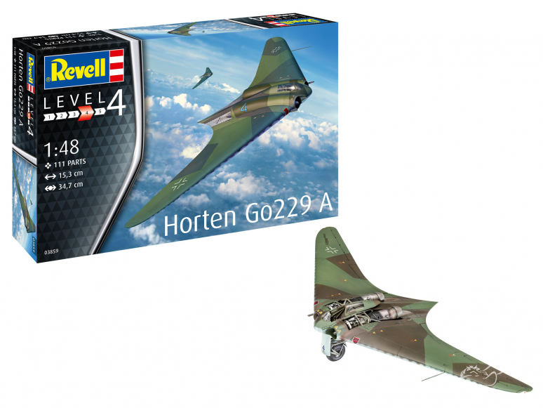 Revell maquette avion 03859 Horten Go229 A 1/48