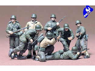 tamiya maquette militaire 35048 Infanterie US Front Europe 1/35