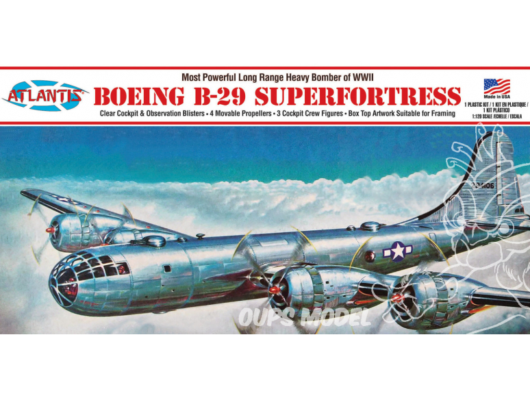 Atlantis maquette avion H208 Boeing B-29 Superfortress 1/120