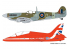 Airfix maquette avion A50187 Le meilleur du Spitfire et Hawk britanniques inclus colle, les peintures acryliques et pinceau 1/72