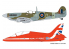 Airfix maquette avion A50187 Le meilleur du Spitfire et Hawk britanniques inclus colle, les peintures acryliques et pinceau 1/72