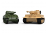 Airfix maquette militaire A50186 Tigre 1 contre Sherman Firefly inclus colle, les peintures acryliques et pinceaux 1/72