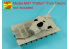 Aber 35L285 Frein de bouche cylindrique et canon de char M-36 de 90 mm avec couvercle de mantelet pour U.S. M47 Patton 1/35