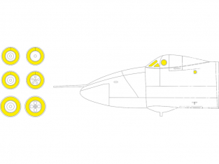 Eduard Express Mask CX604 Vulcan B.2 Airfix 1/72