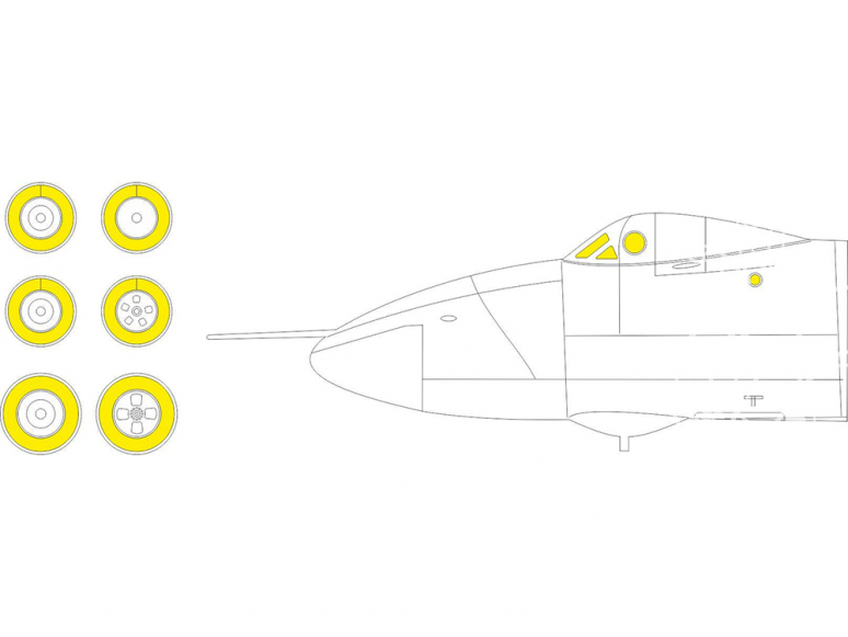Eduard Express Mask CX604 Vulcan B.2 Airfix 1/72