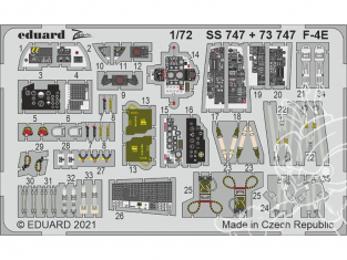 Eduard photodecoupe avion SS747 Zoom amélioration F-4E Finemolds 1/72