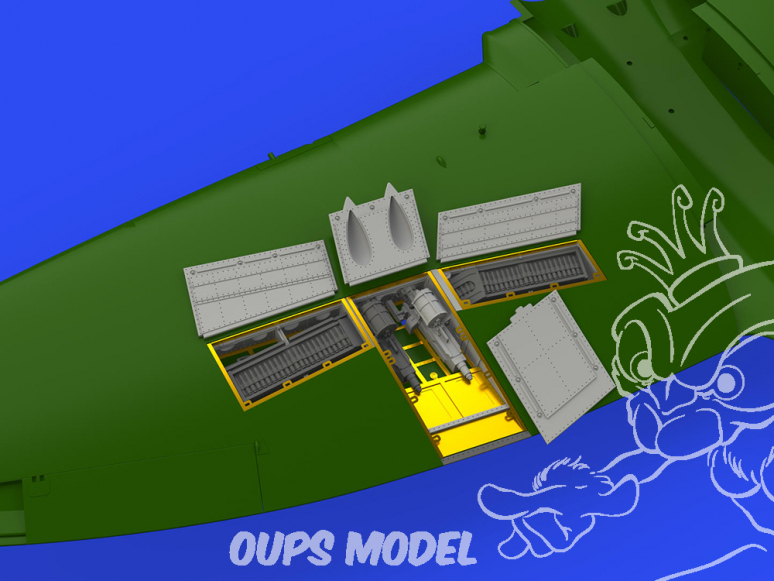 Eduard kit d'amelioration avion brassin 648638 Gun bays Tempest Mk.II Eduard / Special Hobby 1/48