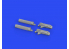 Eduard kit d&#039;amelioration avion brassin 648660 Vickers Mk.I Gun Sopwith Camel Eduard 1/48