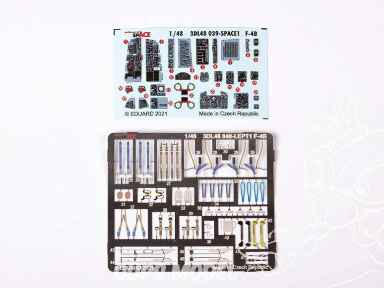 Eduard Space décalques 3D 3DL48040 F-4B Phantom Tamiya 1/48