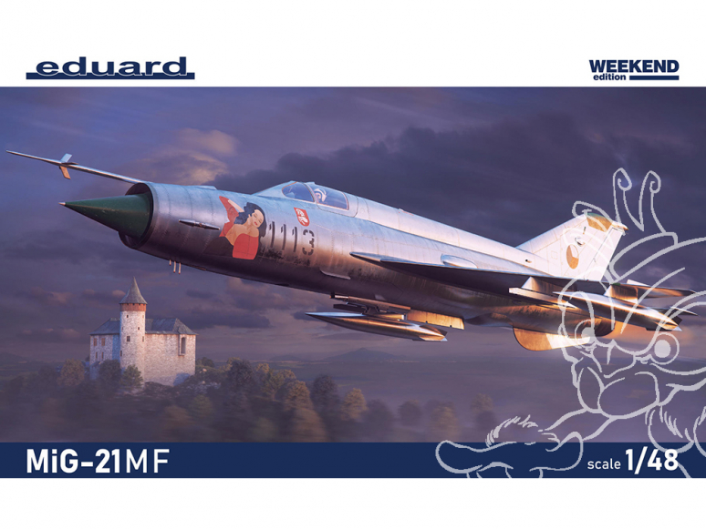 EDUARD maquette avion 84177 MiG-21MF WeekEnd Edition 1/48