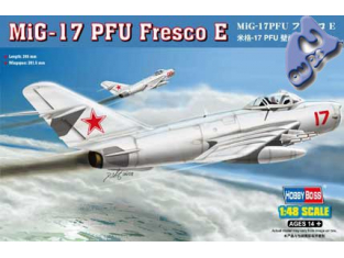 Hobby Boss maquette avion 80337 MIG - 17 PM Fresco E 1/48