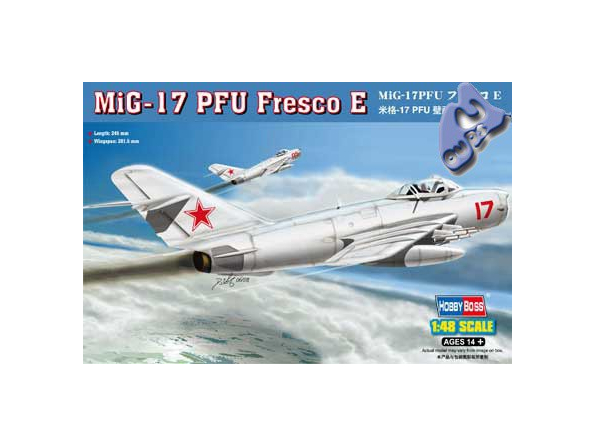 Hobby Boss maquette avion 80337 MIG - 17 PM Fresco E 1/48