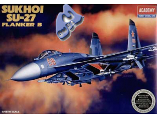 ACADEMY maquettes avion 12270 SUKHOI SU-27 FLANKER B 1/48