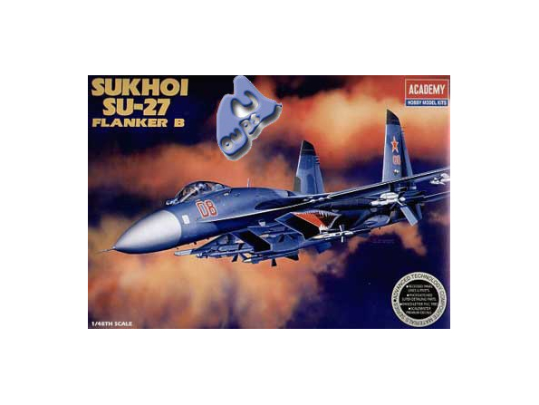 ACADEMY maquettes avion 12270 SUKHOI SU-27 FLANKER B 1/48