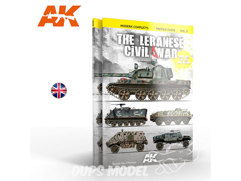 Ak Interactive livre AK285 GUERRES AU LIBAN VOL. 2 GUIDE DE PROFIL CONFLITS MODERNES VOL. II en Anglais