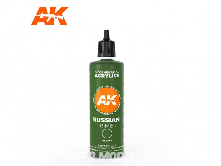 Ak interactive peinture acrylique 3G AK11246 PRIMAIRE DE SURFACE VERT RUSSE 100ML