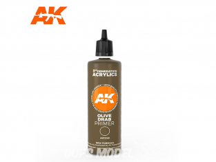 Ak interactive peinture acrylique 3G AK11249 PRIMAIRE DE SURFACE OLIVE DRAB 100ML