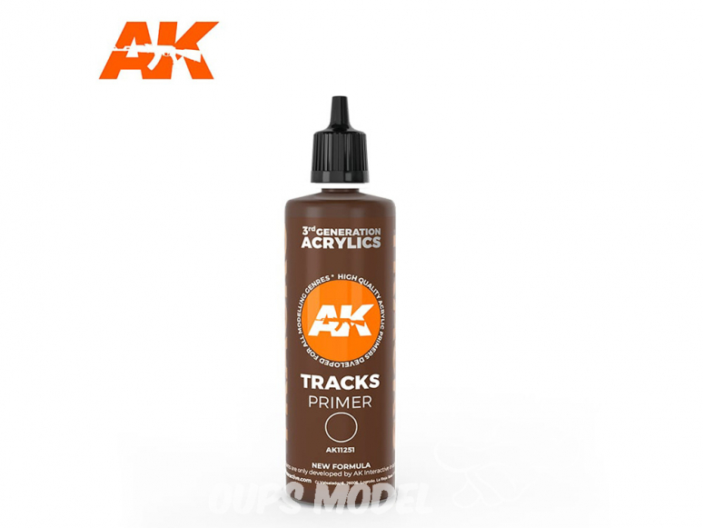 Ak interactive peinture acrylique 3G AK11251 PRIMAIRE DE SURFACE CHENILLES 100ML