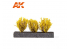 AK interactive Diorama series ak8218 Arbustes buissons JAUNE CLAIR 4-5CM 1:35 / 75MM / 90MM